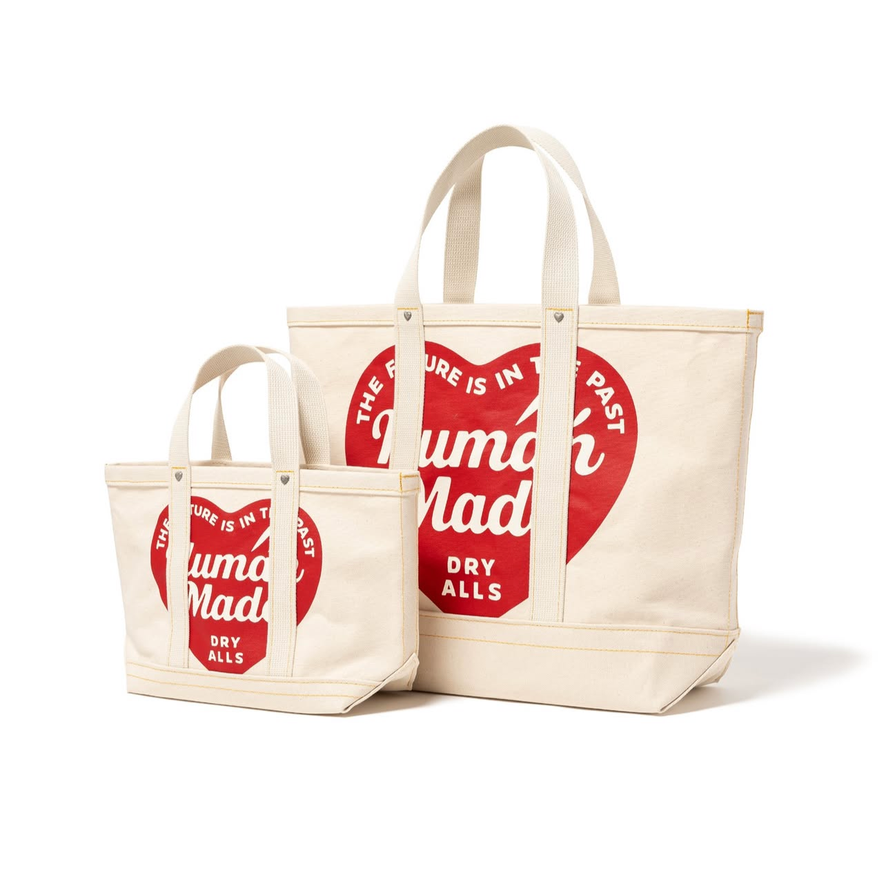 HUMAN MADE 25SS Small Canvas Tote Bag (HM29GD005) - Stylish & Durable Eco-Friendly Shopping Bag for Beach, Grocery & Daily Use