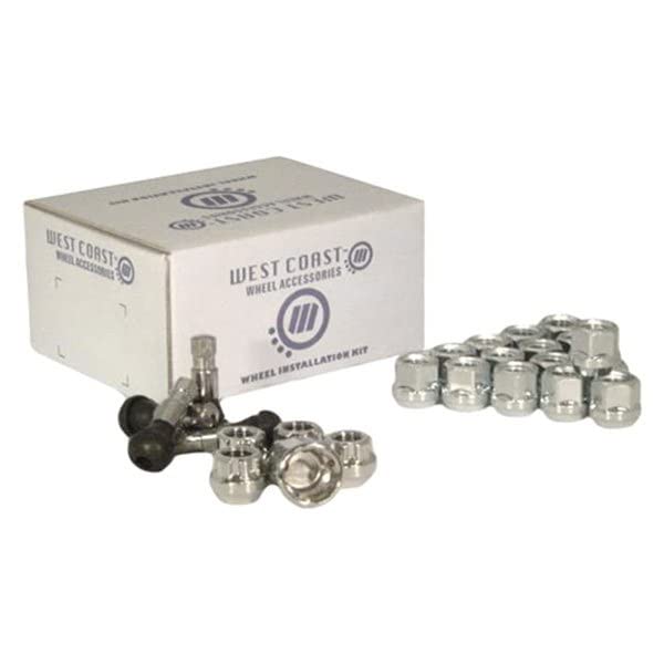 14X1.5 Chrome Lug Nuts Kit - 3/4