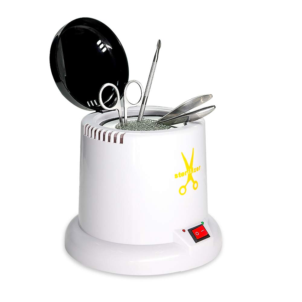 Professional Nail Sterilizer Pot - High Temperature Disinfection for Tweezers, Manicure Tools & Tattoo Equipment | Salon, Spa & Home Use Beauty Accessories
