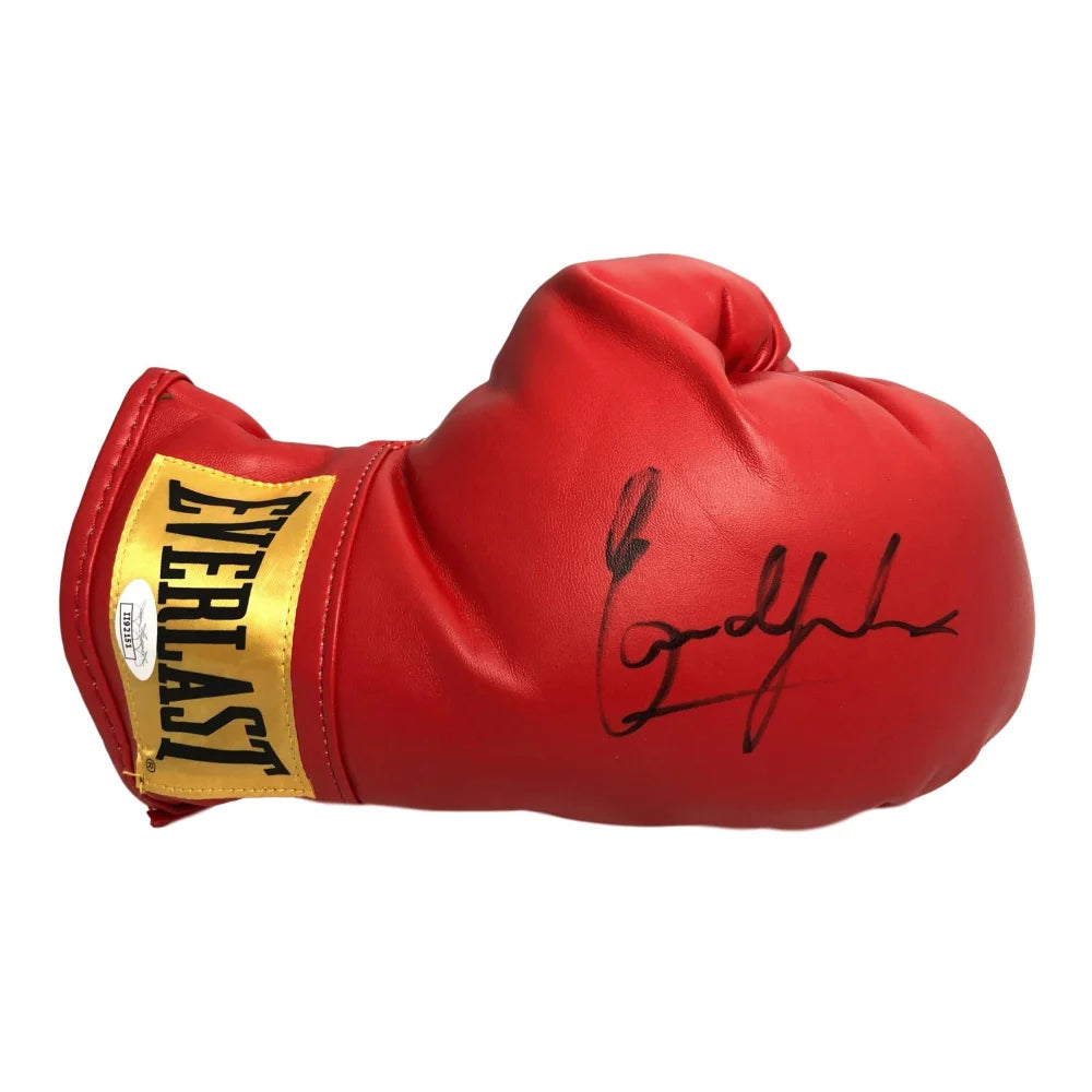 Erik Morales Autographed Everlast Boxing Glove - Hand Signed with JSA COA - Collectible Sports Memorabilia for Boxing Fans & Display in Man Cave or Sports Room