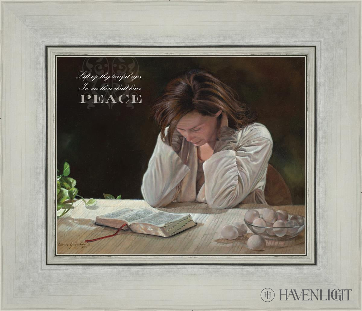 A Mother's Vigil: I Would Gather Thee - Modern Christian Home Decor for Comfort & Inspiration | Perfect for Living Room, Bedroom & Prayer Spaces