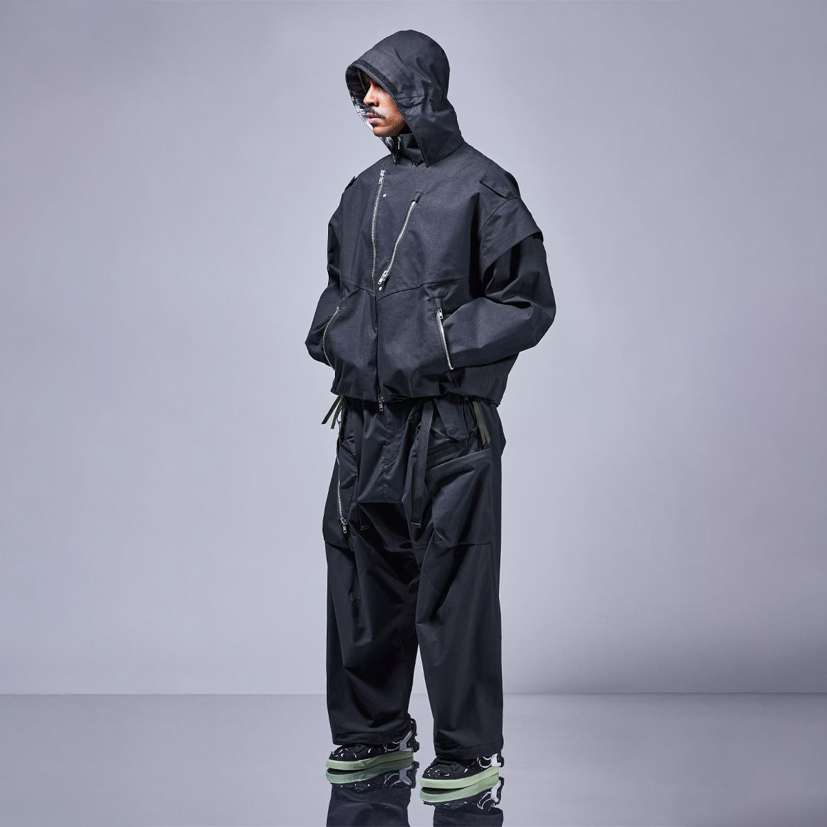 Acronym J68W Bg Black Jacket - Waterproof Urban Techwear for Men | Perfect for Outdoor Adventures & Streetwear Fashion