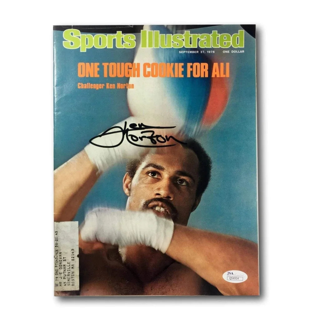 Ken Norton Signed Boxing Photo - Authentic JSA COA - Sports Illustrated 6/27/1976 - Collectible Memorabilia for Boxing Fans & Sports Enthusiasts