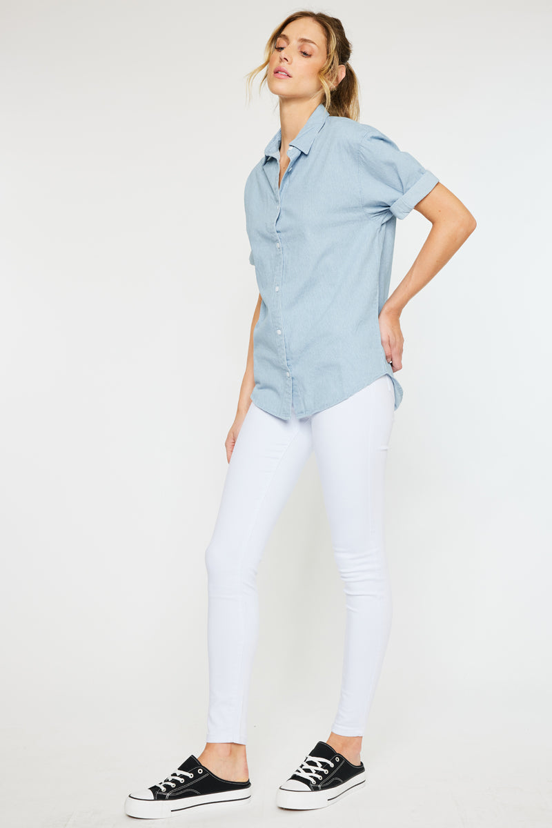 Cameron Loose Fit Shirt for Men - Comfortable Casual Button Down Shirt with Relaxed Fit - Perfect for Office, Travel & Everyday Wear