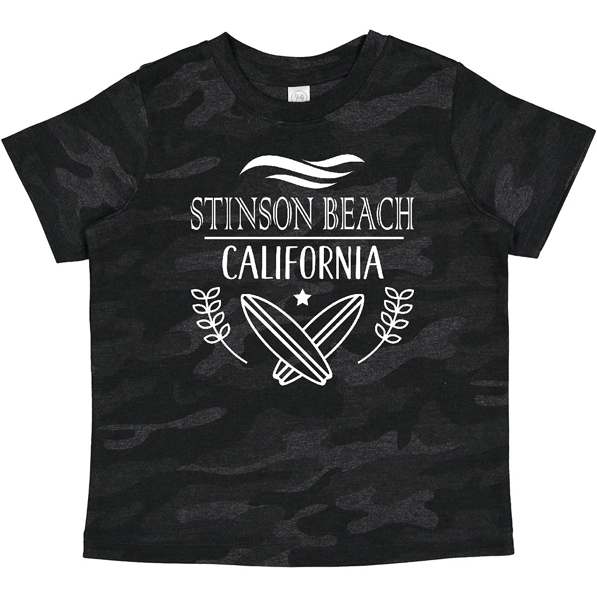 Inktastic Stinson Beach California Surfing Trip Baby T-Shirt - Soft Cotton Tee for Beach Vacations, Surf Outings & Family Travel Memories