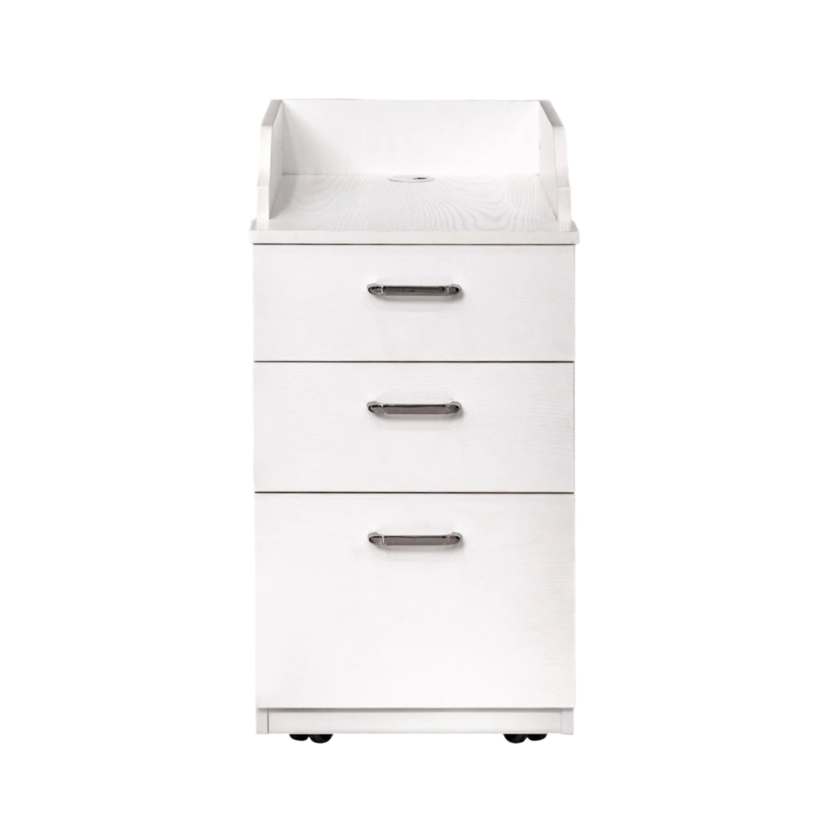 AVIGNON Pedicart 3-Drawer Rolling Cart with Wheels - Perfect for Salon, Spa, Nail & Beauty Supplies Organization - Mobile Storage for Professional or Home Use