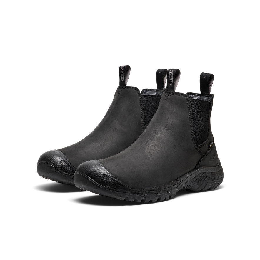 Men's Anchorage IV Waterproof Winter Boots - Black/Black | Slip-Resistant Hiking & Snow Boots for Outdoor Adventures