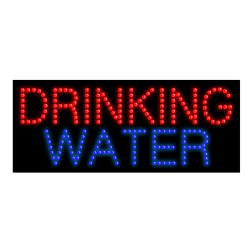 LED Dot Sign for Drinking Water - #20051 | Energy-Efficient & Durable Water Safety Indicator for Restaurants, Offices, and Public Spaces