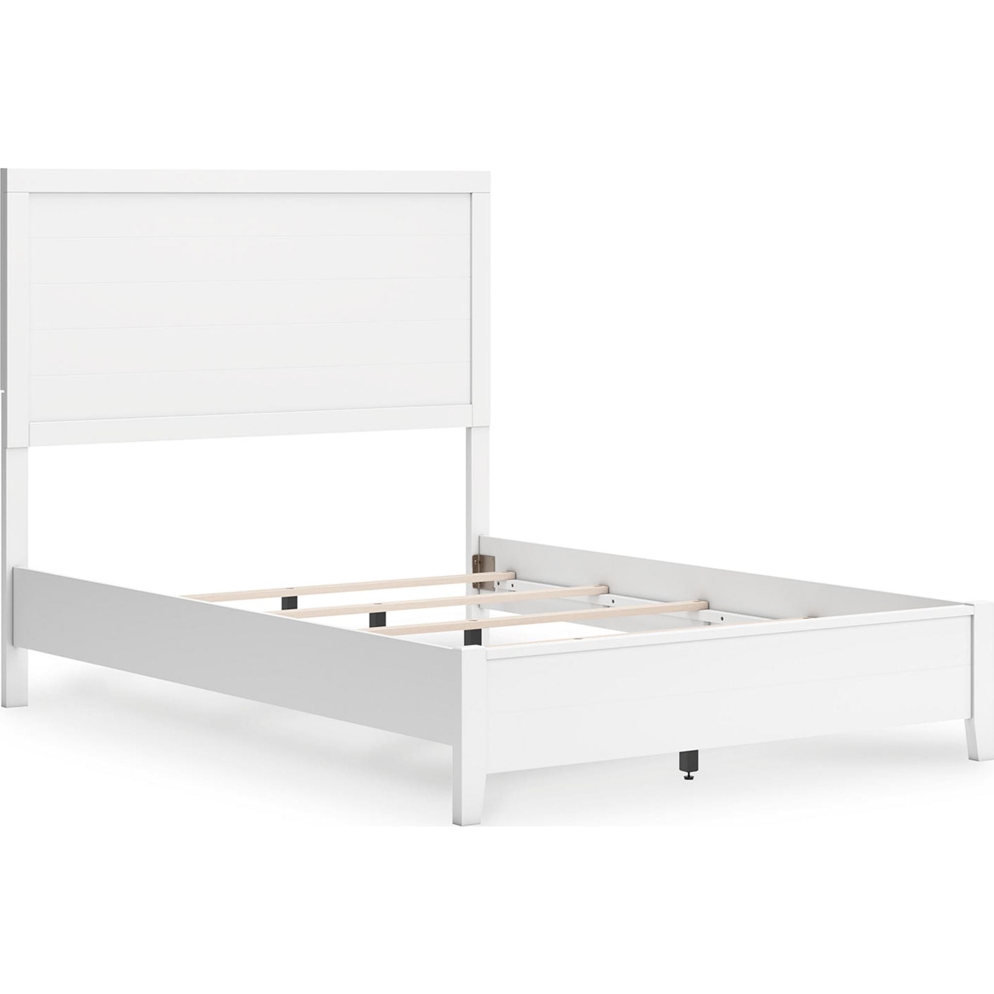 Binterglen 6-Piece Full Panel Bedroom Set in White - Modern Bed Frame, Nightstands & Dresser for Cozy Home Decor
