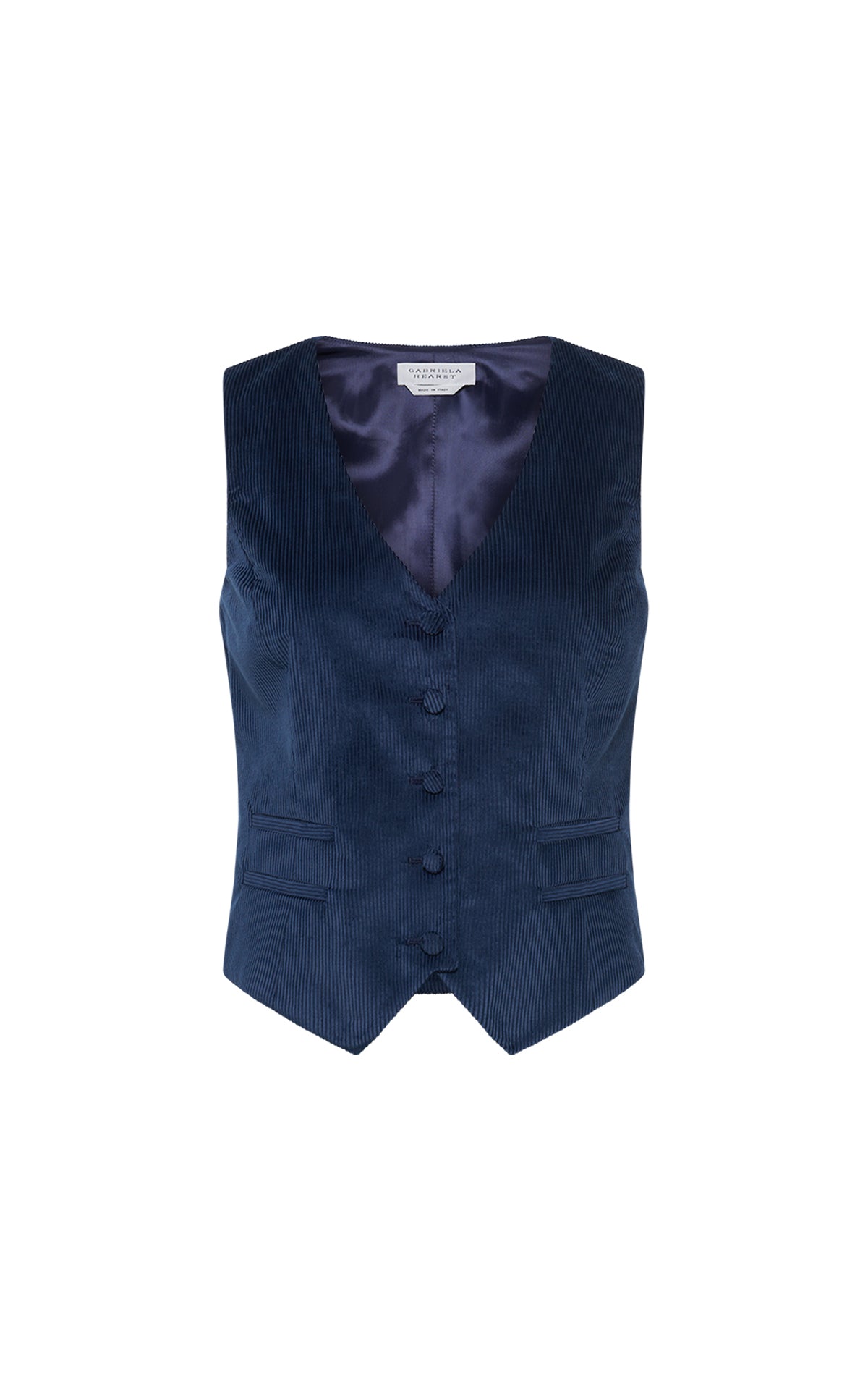 Coleridge Vest for Men - Premium Electric Navy Sea Island Cotton Corduroy Waistcoat | Perfect for Business Casual, Fall Layering & Winter Fashion