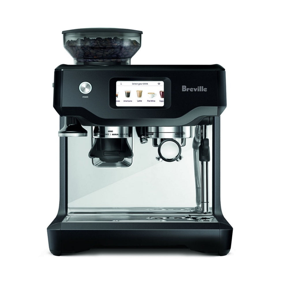 Breville Barista Touch Automatic Espresso Machine with Built-in Grinder - Black Truffle (BES880BTR1BCA1) | Perfect for Home Baristas & Coffee Lovers