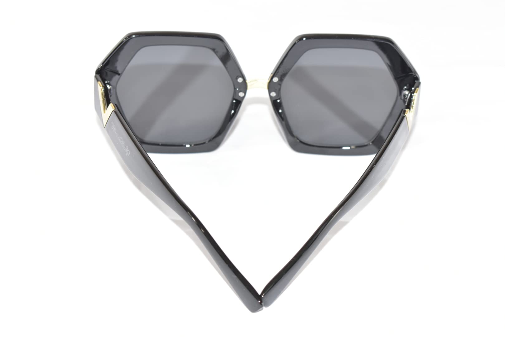 Geometric Hexagon Oversized Women's Sunglasses - Stylish UV Protection for Outdoor Activities, Beach & Driving