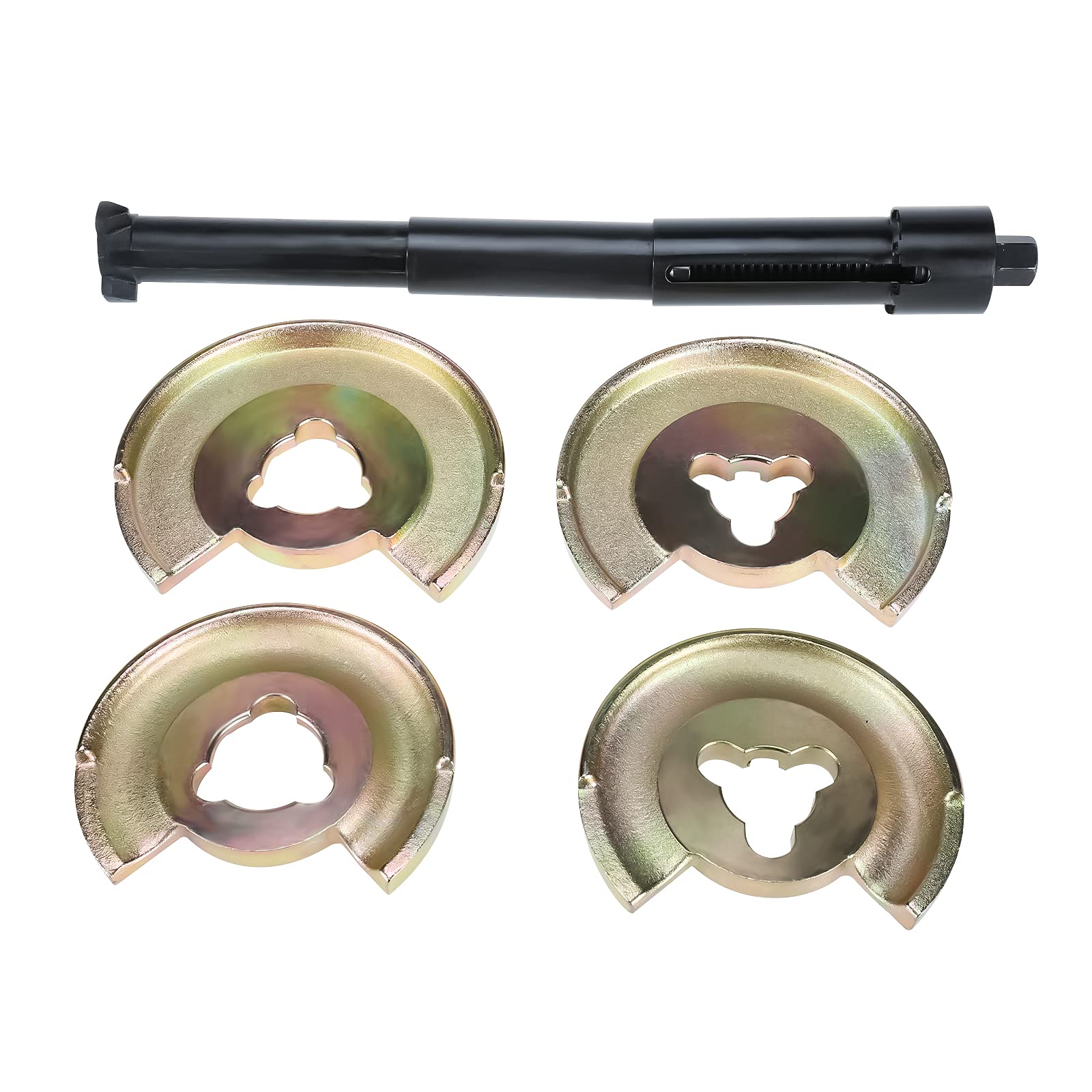 KUNTEC Front & Rear Axle Coil Spring Compressor Tool - Heavy Duty Suspension Spring Compressor Kit for Mercedes Benz - Perfect for DIY Car Repair & Auto Maintenance