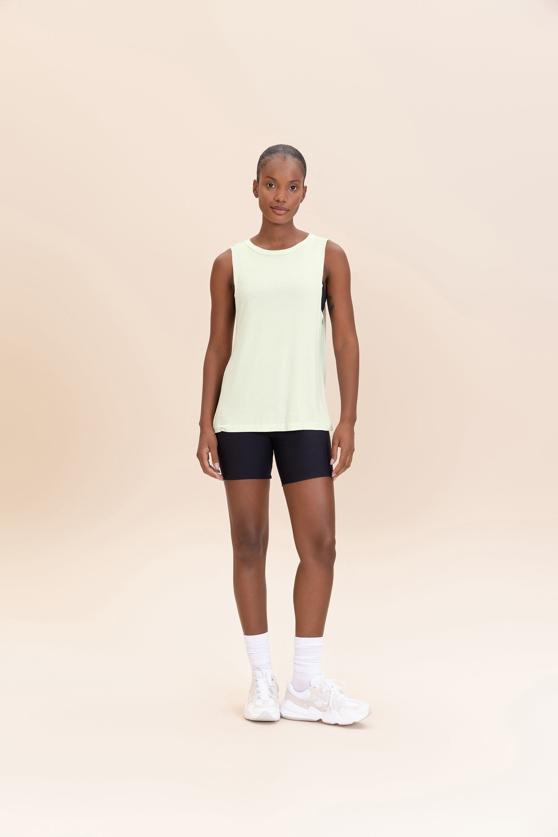 Visco Heart Long Tank Top for Women - Soft & Comfortable Sleeveless Shirt - Perfect for Yoga, Gym, and Casual Wear