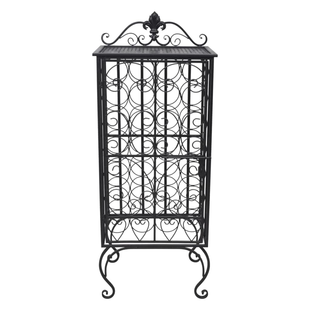 CHARMMA 28-Bottle Freestanding Metal Wine Rack - Sturdy Wine Holder & Display Shelf for Kitchen, Bar, Living Room - Perfect for Wine Storage & Home Decor - Dimensions 1'7
