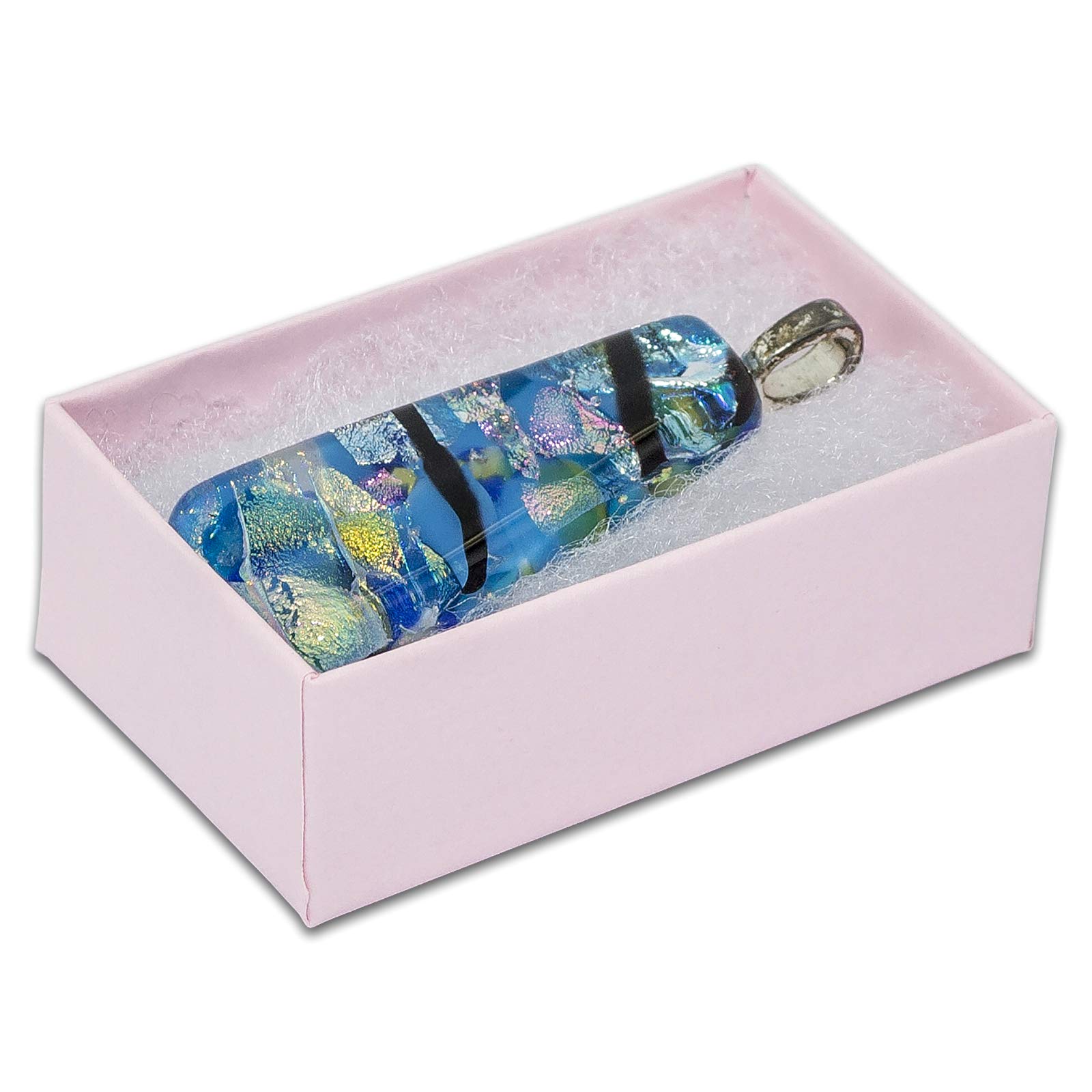 TheDisplayGuys - 25-Pack #99 Cotton Filled Cardboard Jewelry Gift Boxes Set - Pastel Pink (5 Sizes Assortment) - Perfect for Jewelry Storage, Wedding Favors, Gift Packaging & Retail Display