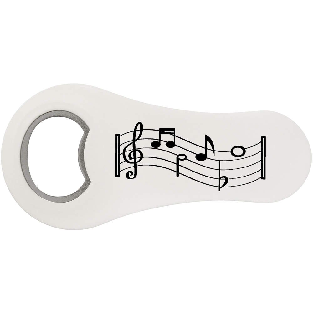 Music-Themed Bottle Opener Fridge Magnet - Fun Kitchen Accessory for Beer & Soda - Perfect for Home Bars, Parties & Gifts (BO00018249)