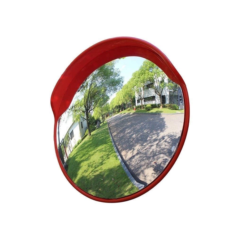 45cm Anti-Theft Convex Security Mirror for Parking Garage & Supermarkets - Blind Spot Safety Mirror with Undistorted View - Perfect for Warehouse, Driveway, and Retail Store Surveillance