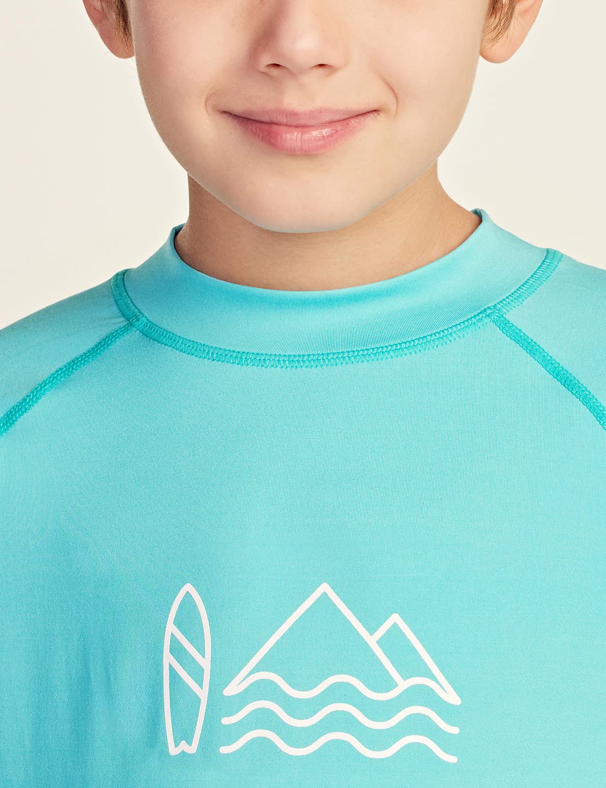 TSLA UPF 50+ Kids Rash Guard Short Sleeve UV Protection Swim Shirt - Youth Sun Protective Swimwear for Boys & Girls - Perfect for Surfing, Swimming & Beach Activities