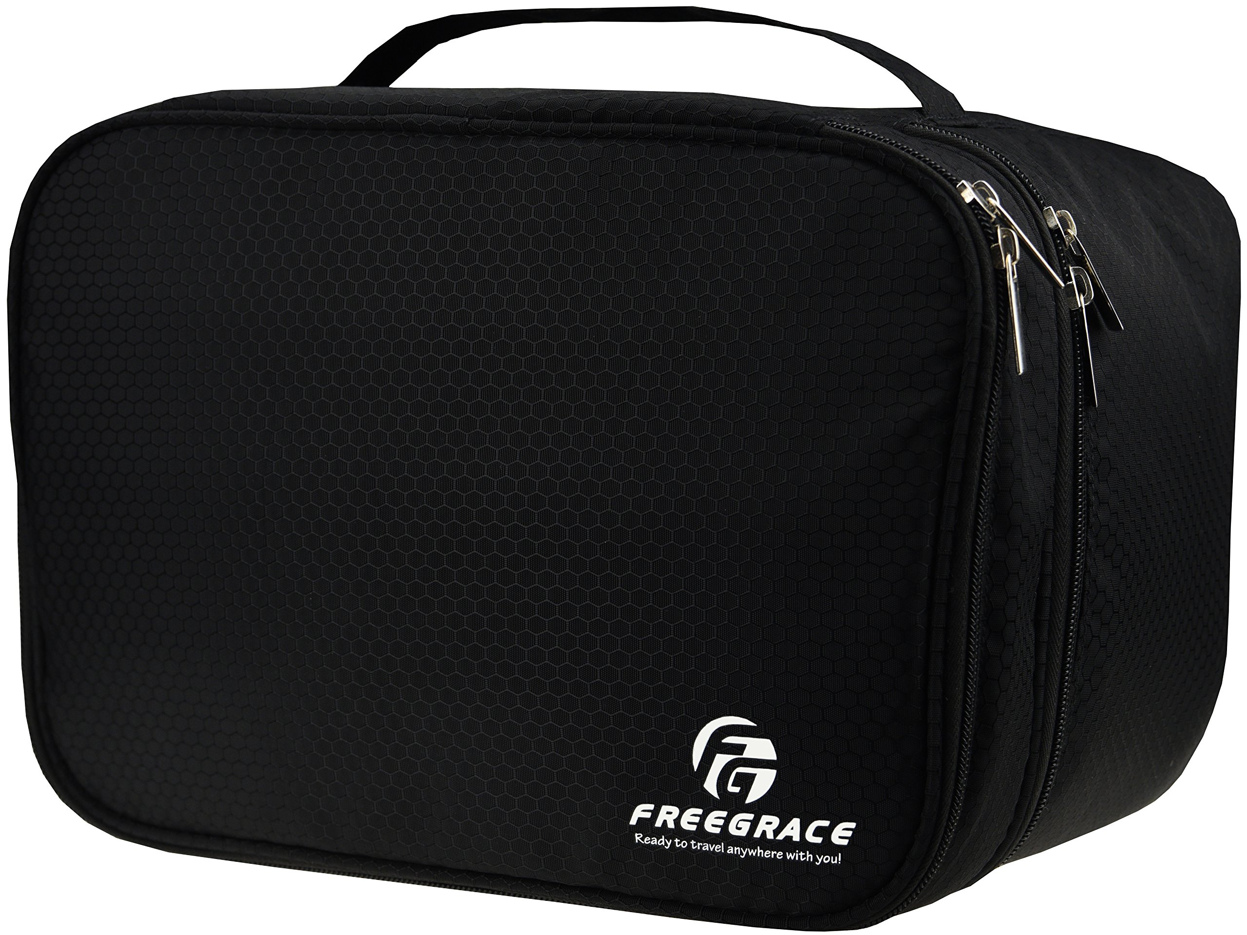 Large Travel Organizer Underwear Bag - Double Layer Packing Storage for Bras, Socks, Underwear & Toiletries | Perfect for Vacation, Business Trips & Gym Essentials