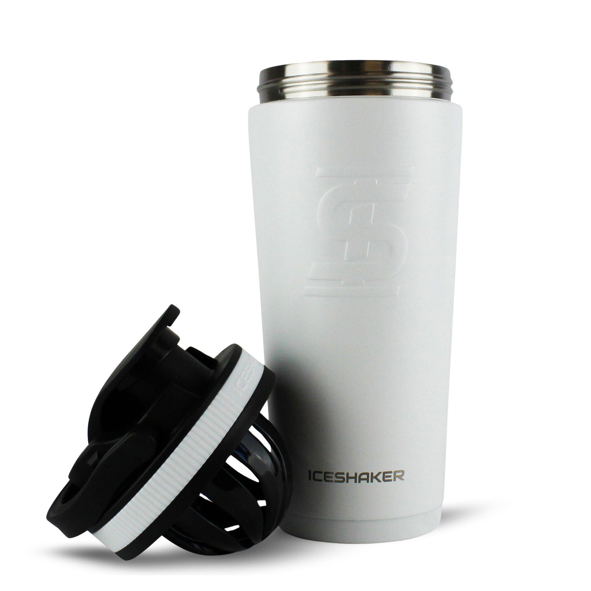 Official NBA 2024 Finals Boston Celtics Champions 26oz Stainless Steel Ice Shaker Cup - White | Perfect for Gym, Workouts, Sports Games & Outdoor Activities