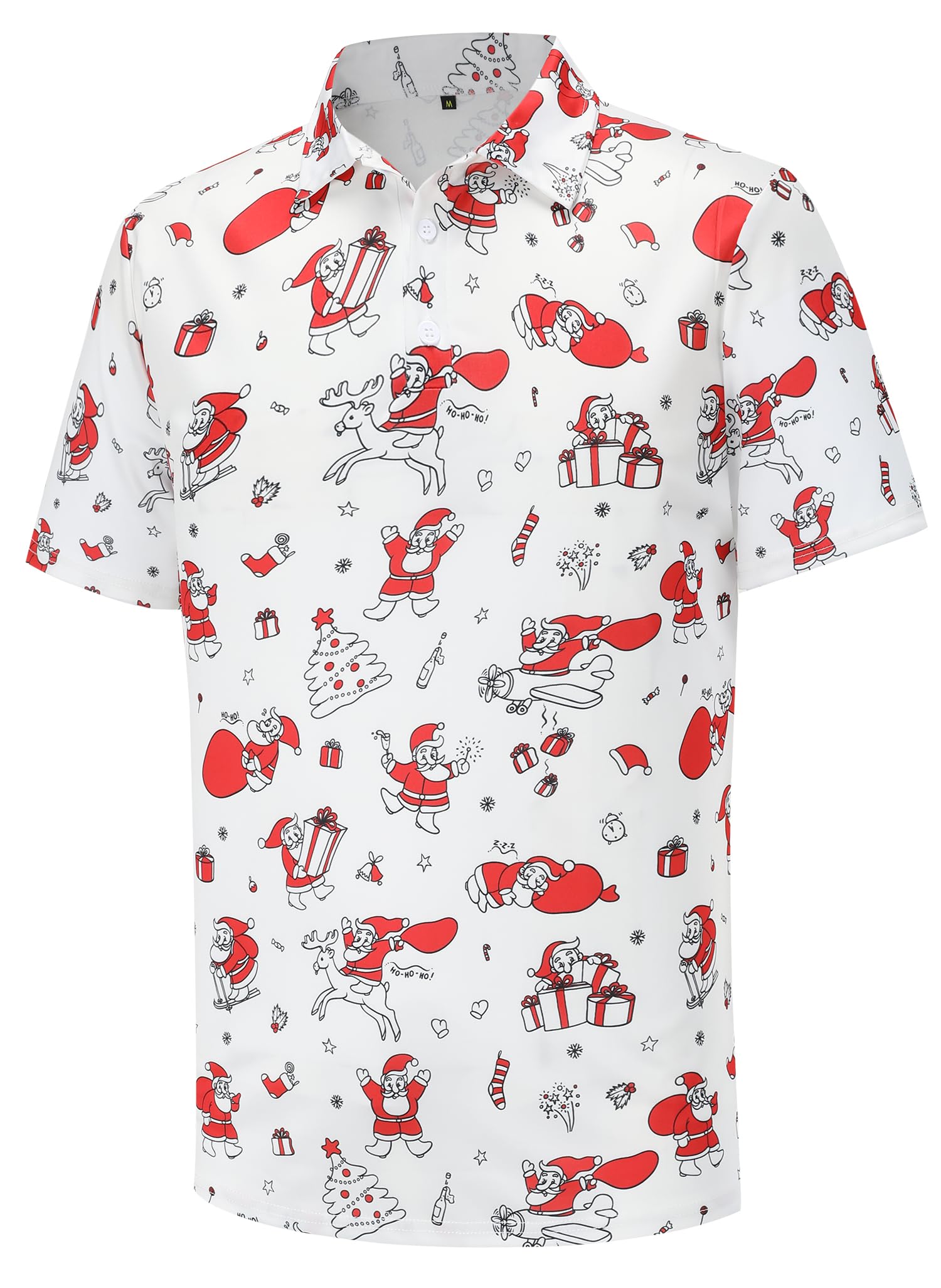 **Men's Dry Fit Short Sleeve Golf Shirt - Moisture Wicking Performance Polo for Golf & Casual Wear - Funny Golf Polo Shirts for Men**    *(Perfect for Golf Courses, Outdoor Sports, and Everyday Comfortable Wear)*