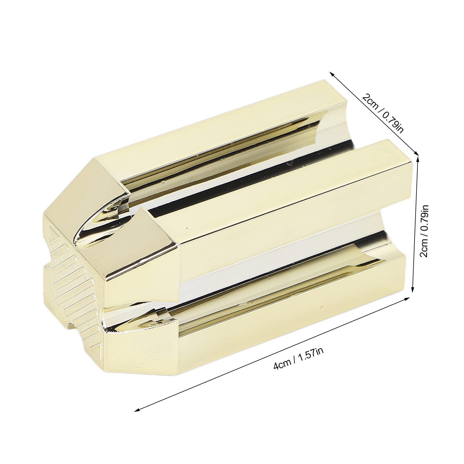 4-in-1 Alloy Eyebrow Pencil Sharpener - 4-Sided Cosmetic Sharpening Tool for Eyebrow, Eyeliner & Lip Pencils | Safe & Efficient Makeup Accessory for Precise Pointed or Flat Tips | Perfect for Home Use & Professional Makeup Kits
