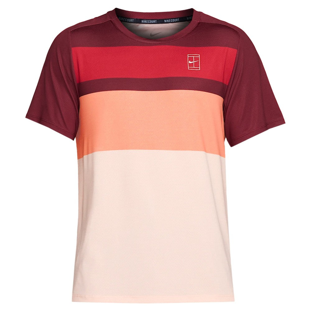 Nike Men's Advantage Top Team Red/Multi - Lightweight Performance T-Shirt for Running, Gym & Casual Wear