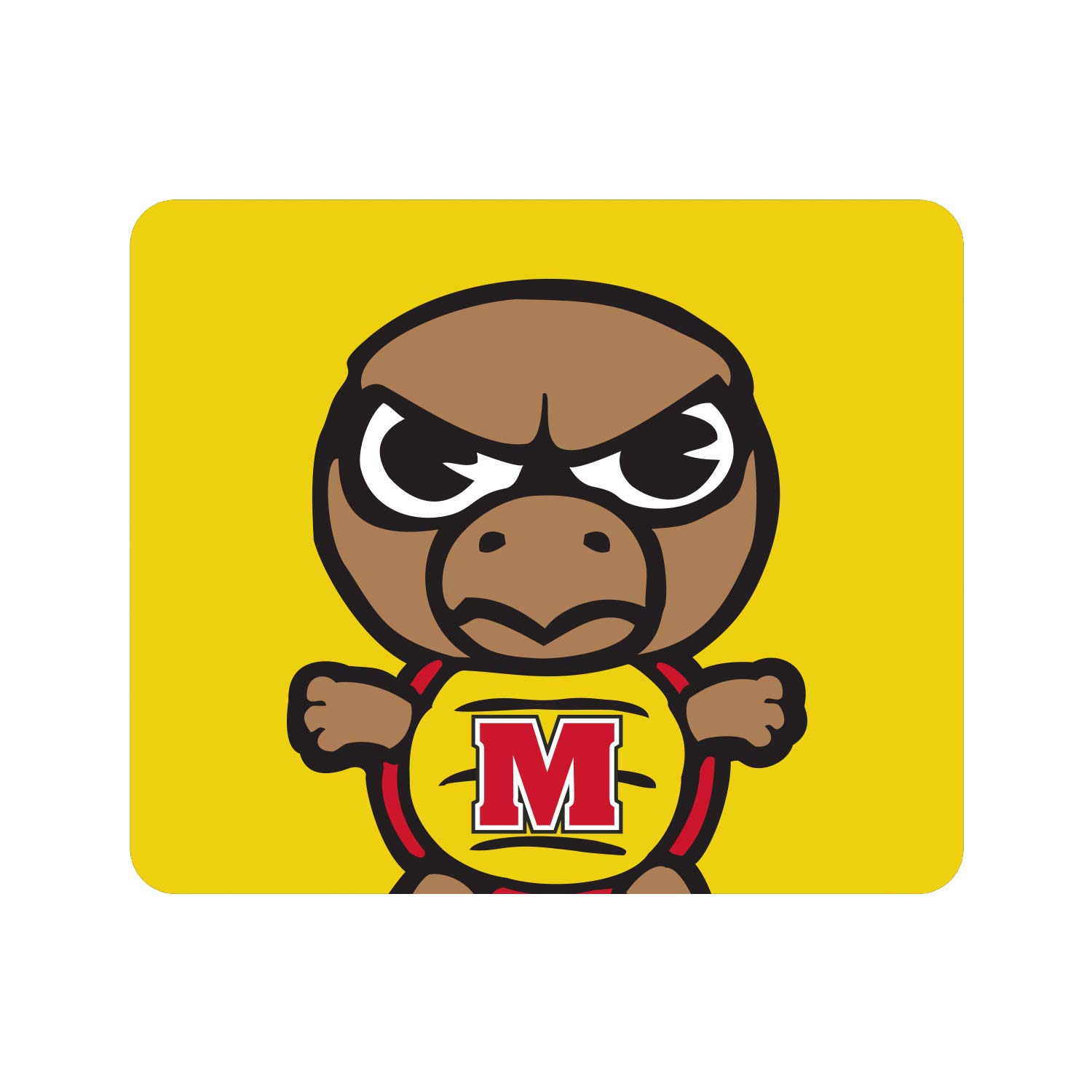 OTM Essentials University of Maryland Standard Fabric Mouse Pad - Desk Accessories & Gaming Mouse Mat for Office, Home & Dorm Room - Tokyodachi Cropped Design