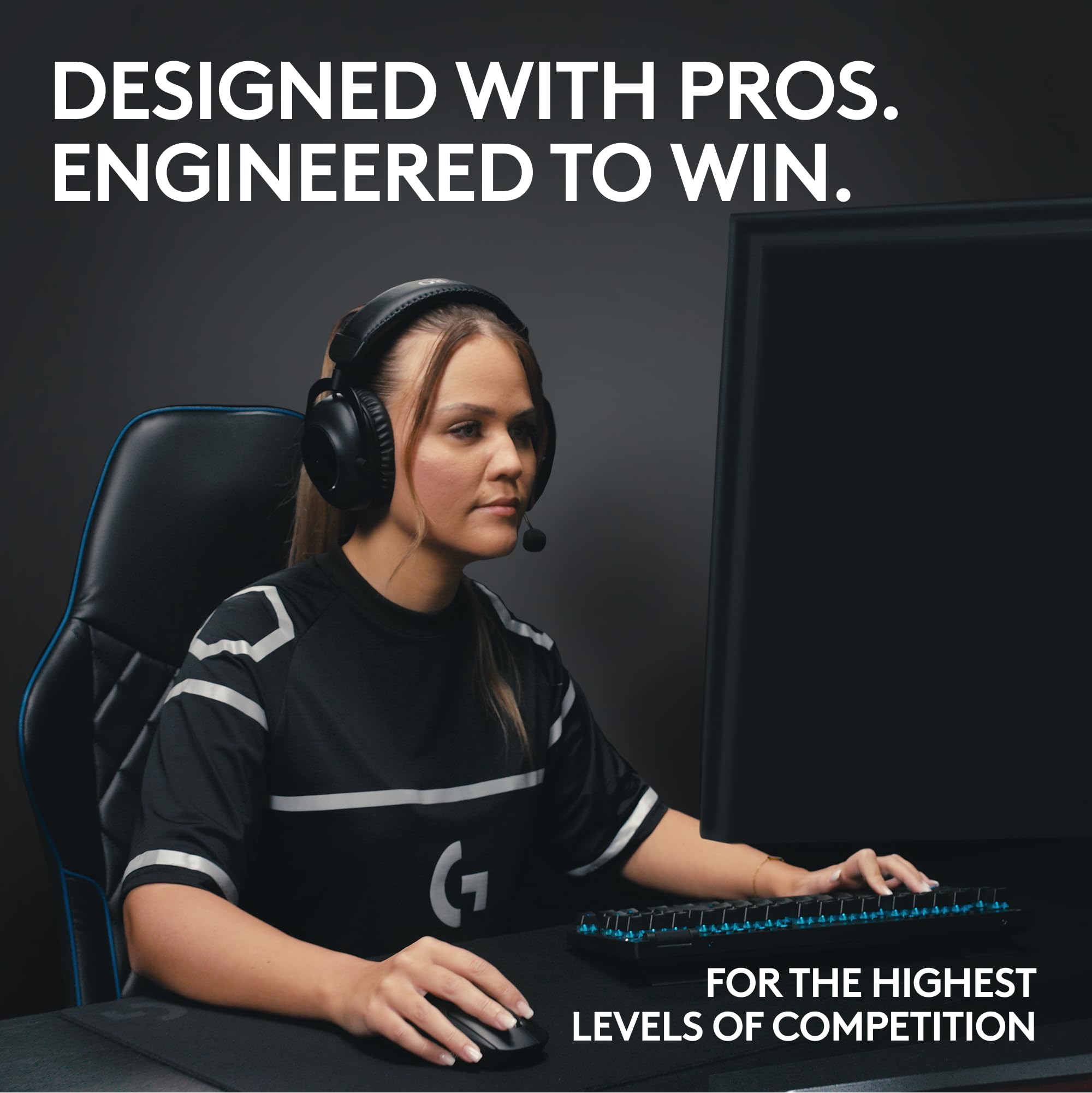 Logitech G Pro X TKL Lightspeed Wireless Mechanical Gaming Keyboard - White - UK Layout - Tactile Switches - Perfect for Esports & Competitive Gaming