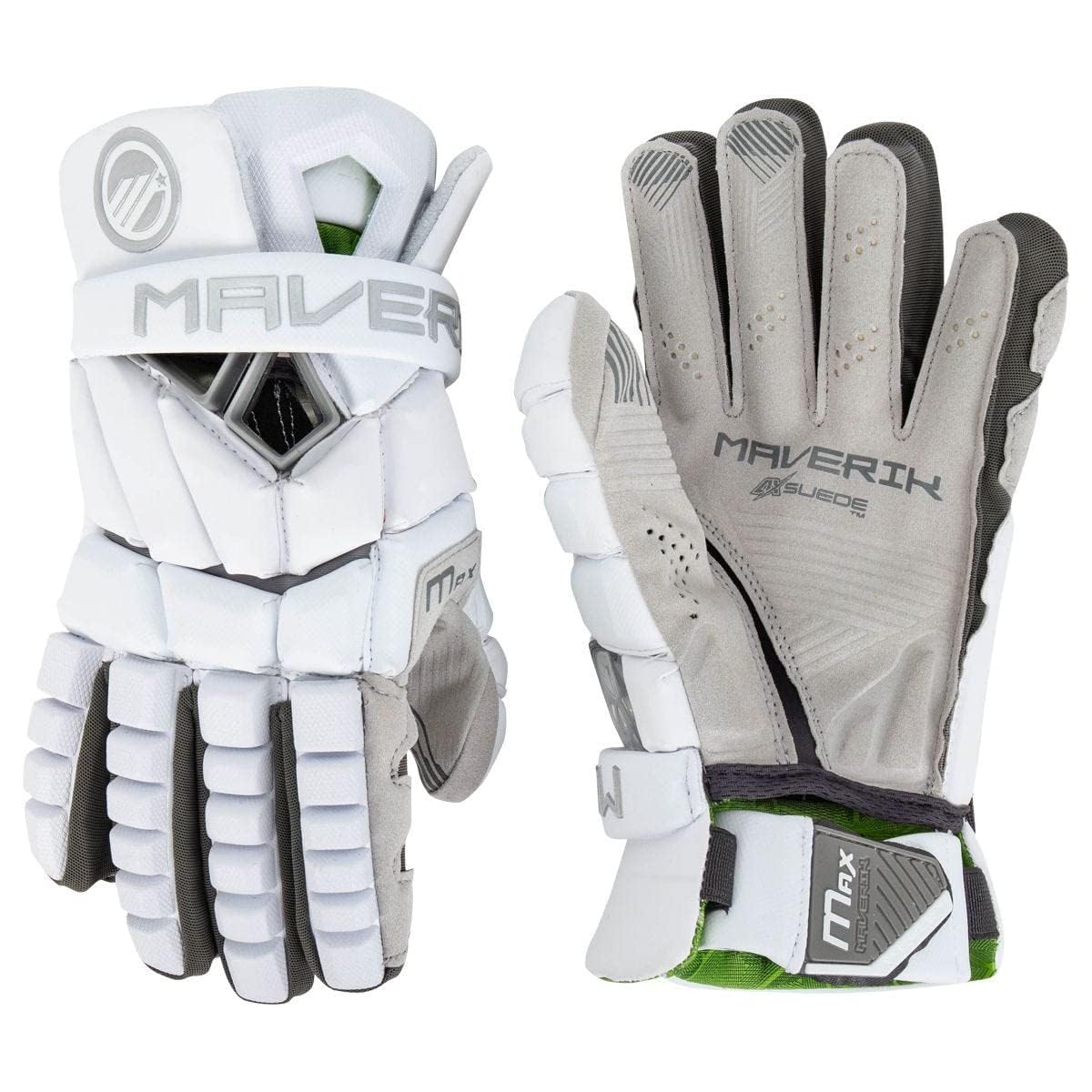 Maverik Max Lacrosse Gloves (2025) - Best Protective Gear for Lacrosse Players - Perfect for Training, Games & Competitive Play