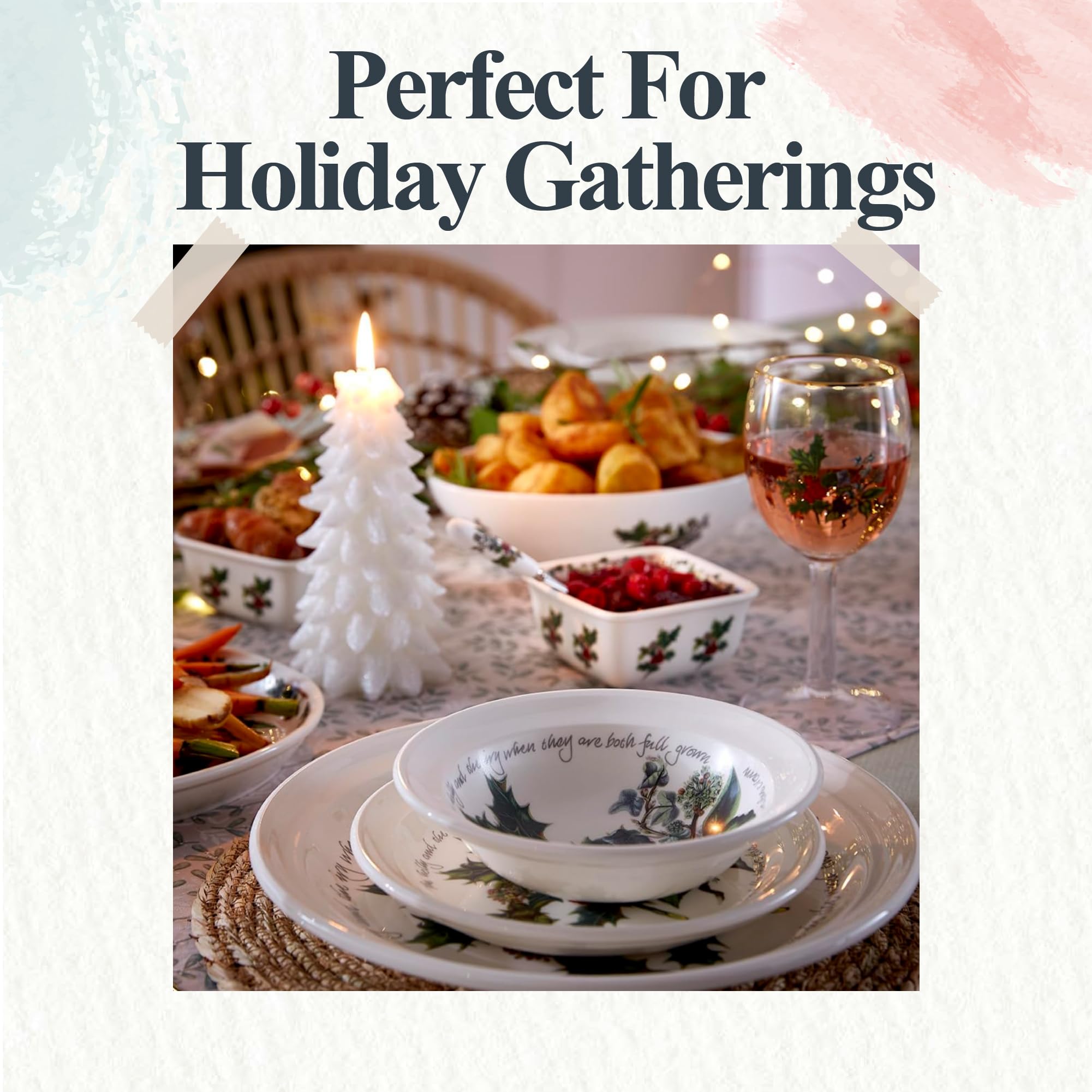 Portmeirion Holly and Ivy 7.25