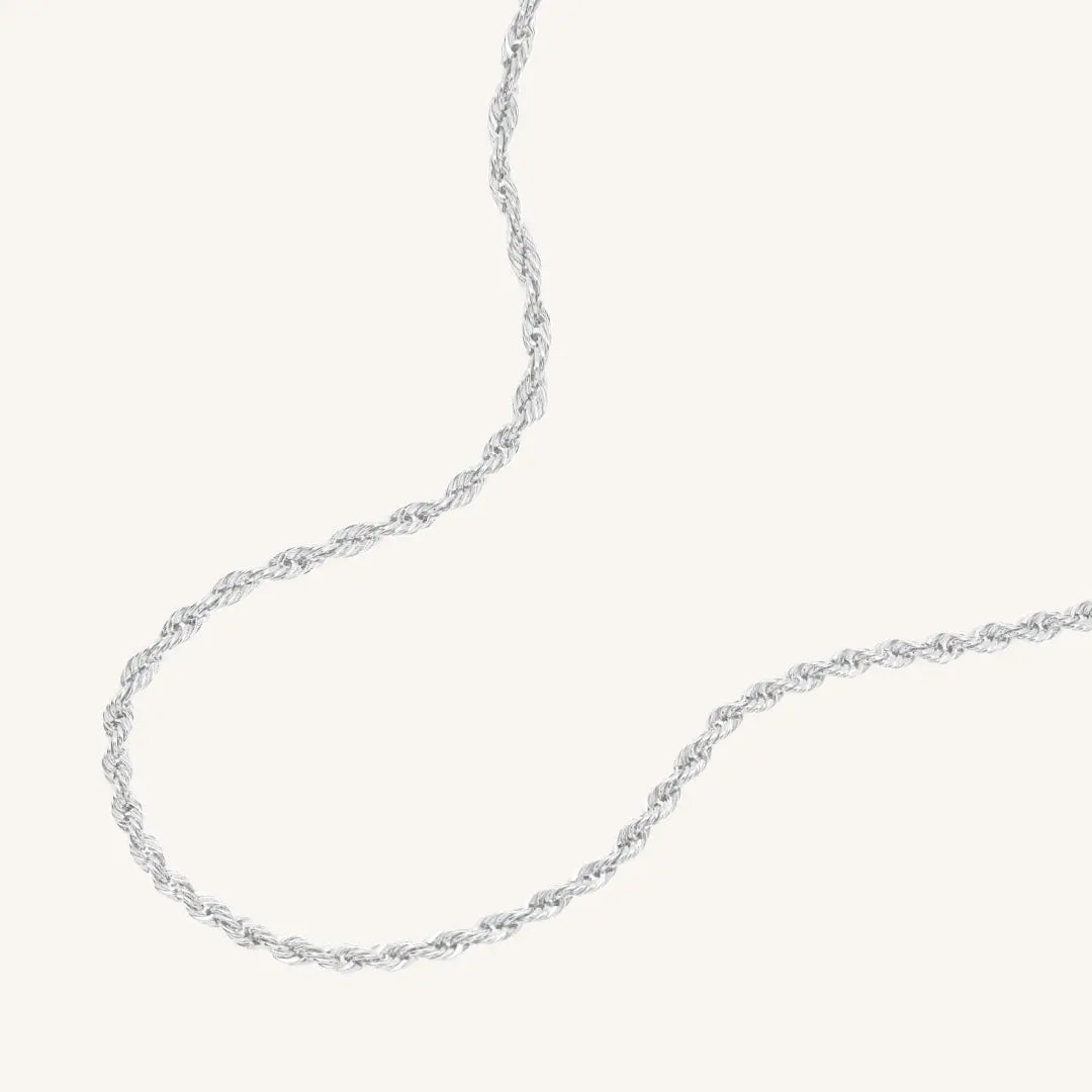 Premium Stainless Steel Rope Chain Necklace for Men & Women - Durable & Stylish Jewelry for Everyday Wear, Gifts & Special Occasions