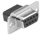 DB9 Female Crimp Type Shielded Metal Elbow Hood - 90 Degree Right Angle Connector for Industrial Equipment & Computer Networking (Perfect for Server Rooms, Data Centers & Automation Systems)