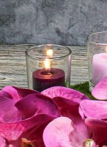 144-Pack Richland Unscented Purple Votive Candles with 144 Clear Glass Eastland Holders - Perfect for Weddings, Parties, and Home Decor