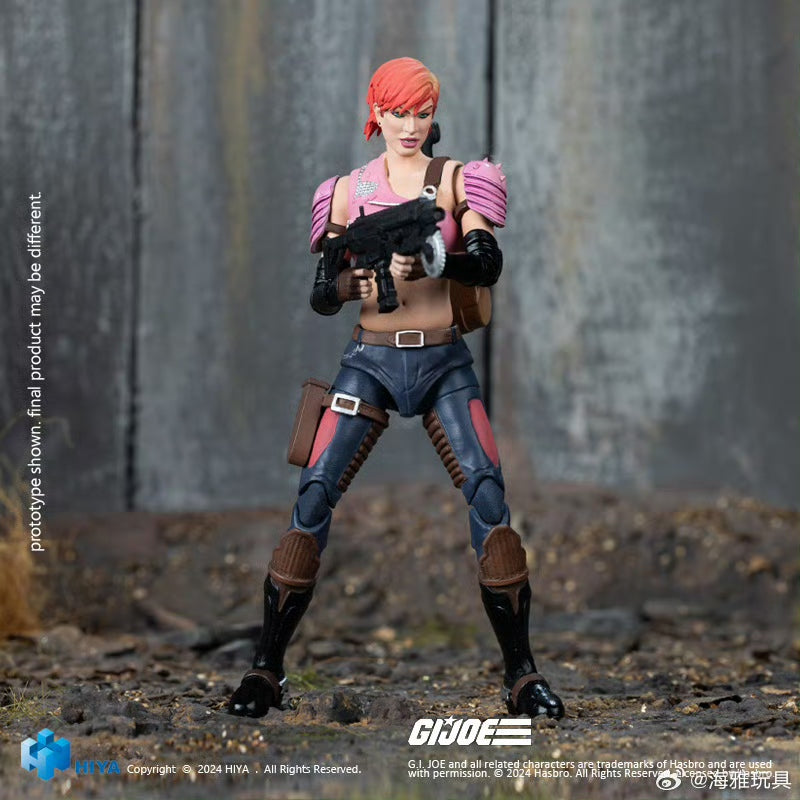 Pre Order - Hiya 1/18 Scale 4-Inch G.I. Joe Zarana Action Figure - Highly Detailed Collectible Toy for Display & Play | Perfect for G.I. Joe Fans & Collectors