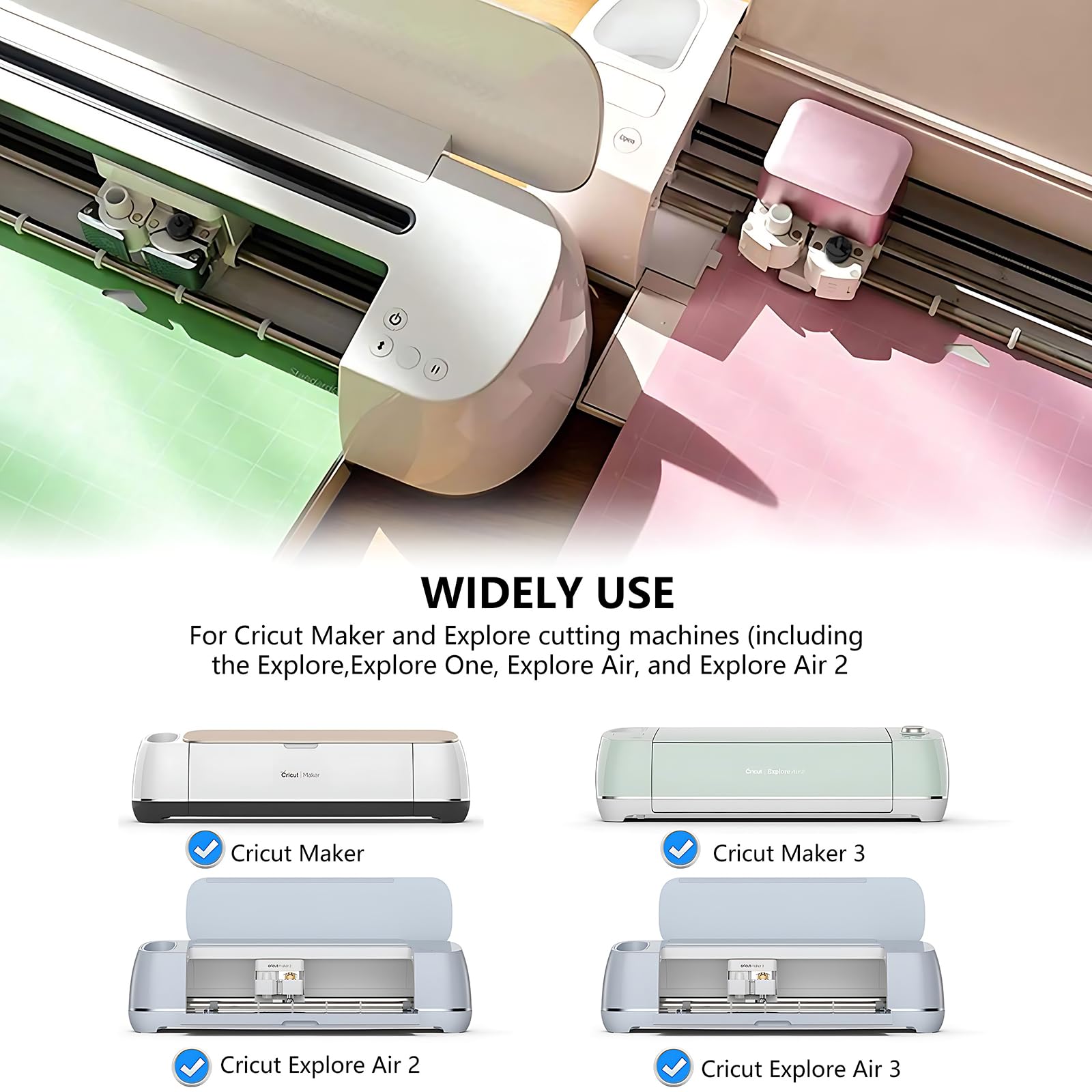 Cricut Deep Cut Blade 60° - Compatible with Maker 3/4, Explore 3/4, Air 2/Air, One & Venture - Premium Replacement Blade for Cutting Leather, EVA Foam, Aluminum Foil & Magnetic Sheets - Perfect for DIY Crafts, Scrapbooking & Vinyl Projects