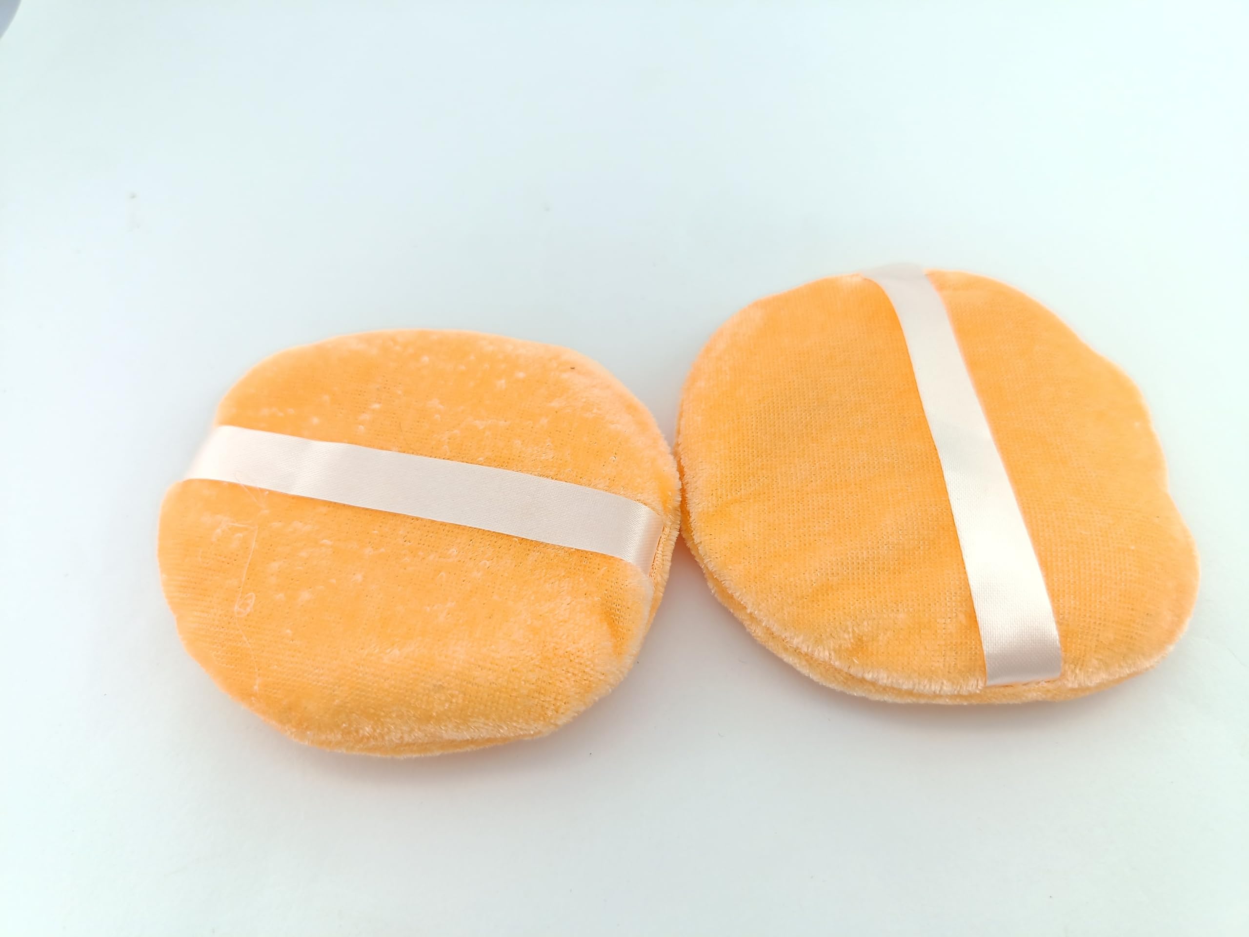 Premium Powder Puff Set of 2 - Ultra Soft Makeup Blending Sponge for Liquid & Powder Foundation - Perfect for Professional Makeup Artists & Home Beauty Routine