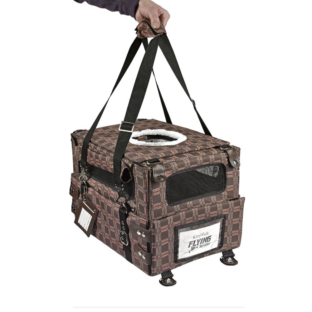 Kittywalk Flying Stroller - Royale Cat Stroller for Small Dogs & Cats | Lightweight Pet Carrier with All-Terrain Wheels | Perfect for Outdoor Walks, Vet Visits & Travel