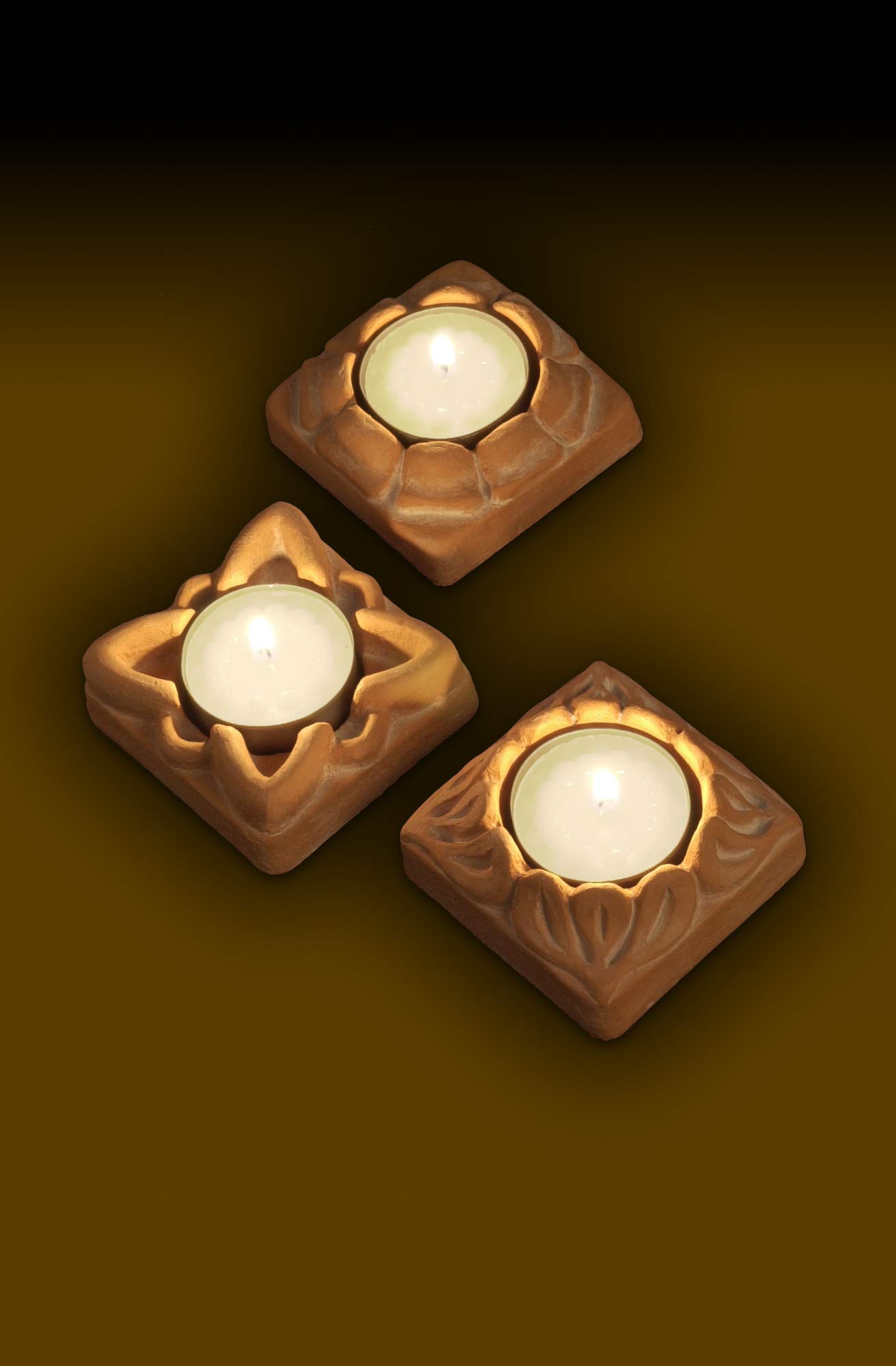 12-Pack Antique White Ceramic Tea Light Candle Holders - Decorative Small Candle Votive for Home Decor, Weddings, Parties & Relaxing Ambiance