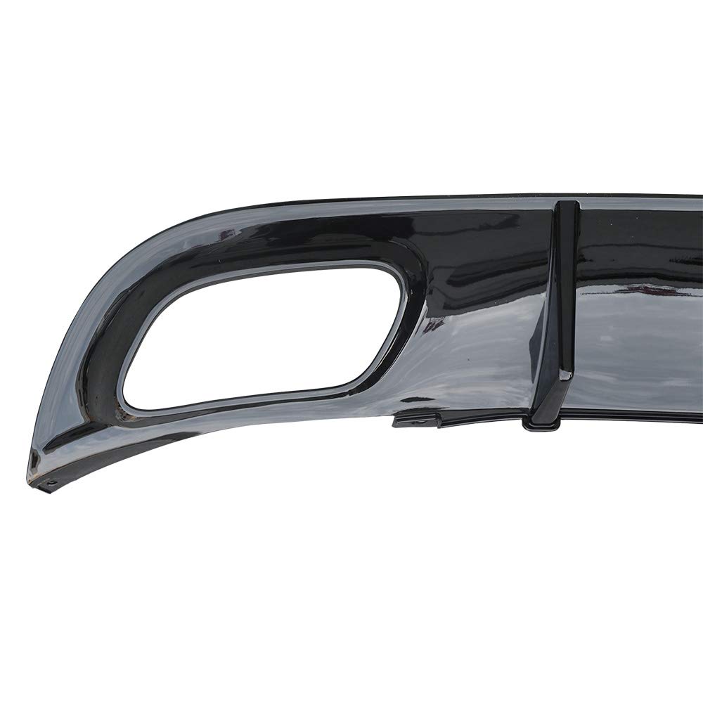 FREEMOTOR802 Rear Diffuser for 2015-2023 Dodge Charger Base & SXT Trims - V2 Style Gloss Black PP Spoiler - Upgrade Your Rear Bumper for Sporty Look & Improved Aerodynamics