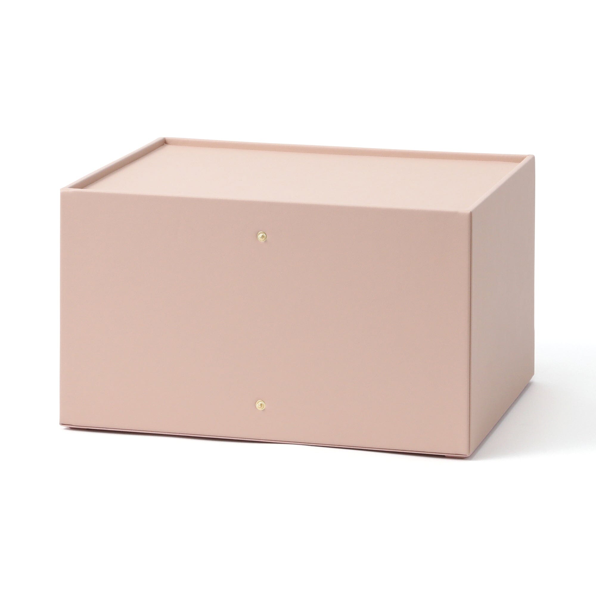 Embossed Stacking Drawer Organizer - Medium Pink for Bedroom, Bathroom & Office Storage | Plastic Drawer Bins with Textured Design