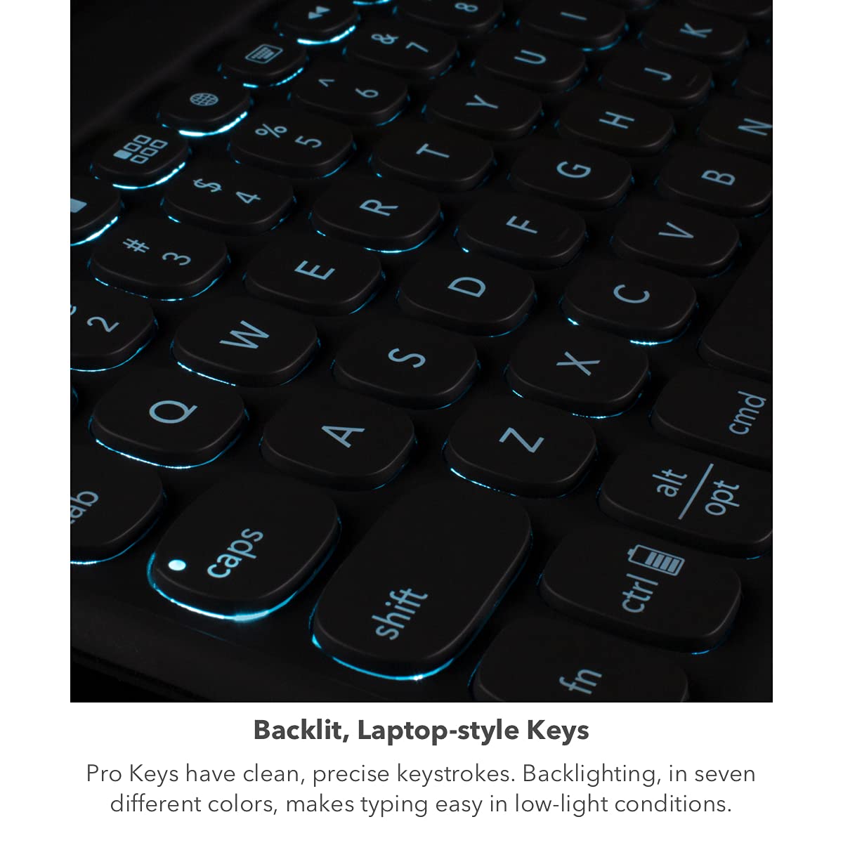 ZAGG Pro Keys Wireless Keyboard with Trackpad | Detachable Case for Apple iPad 10.2