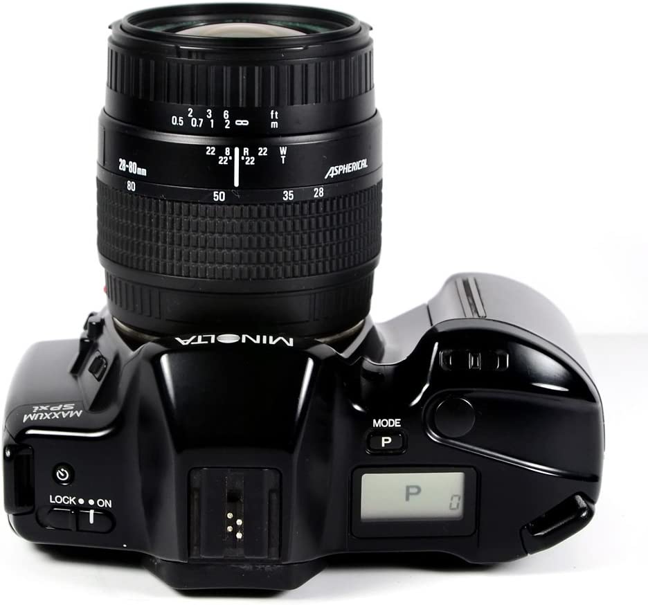 Minolta Maxxum SPxi 35mm SLR Camera with AF 28-80mm Lens & AF Flash 2000xi - Perfect for Film Photography, Travel & Vintage Camera Collectors