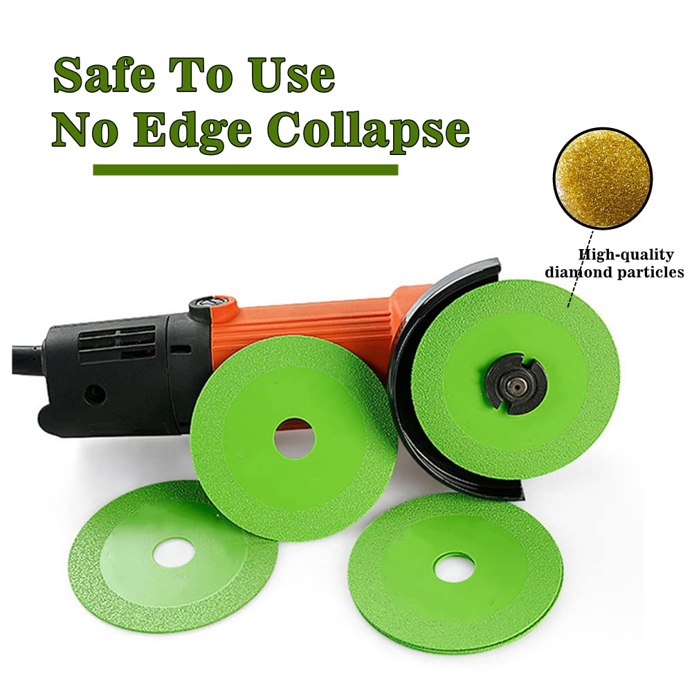 Premium Diamond Glass Cutting Disc - Ultra Thin Tile Blade for Ceramic, Porcelain, Jade & Crystal - Perfect for Lapidary, Grinding & Chambering - Ideal for DIY Projects, Jewelry Making & Home Renovations (1Pcs)