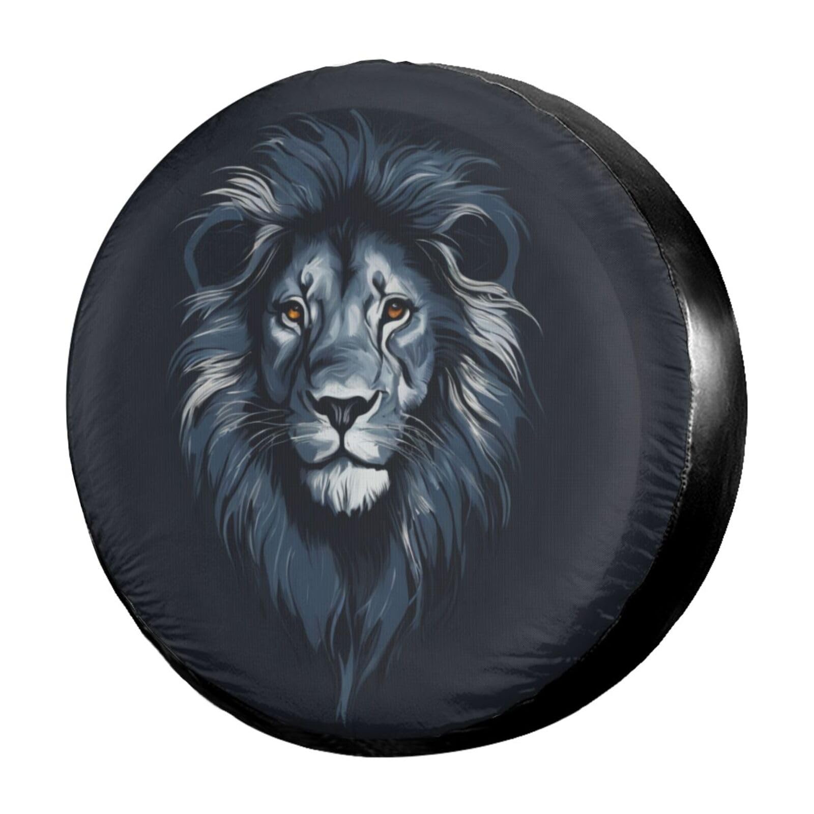 Purple Skull Printed Spare Tire Cover - 17 Inch Dustproof Wheel Protector for Trailers, RVs, SUVs & Vehicles | Off-Road Accessory & Travel Protection