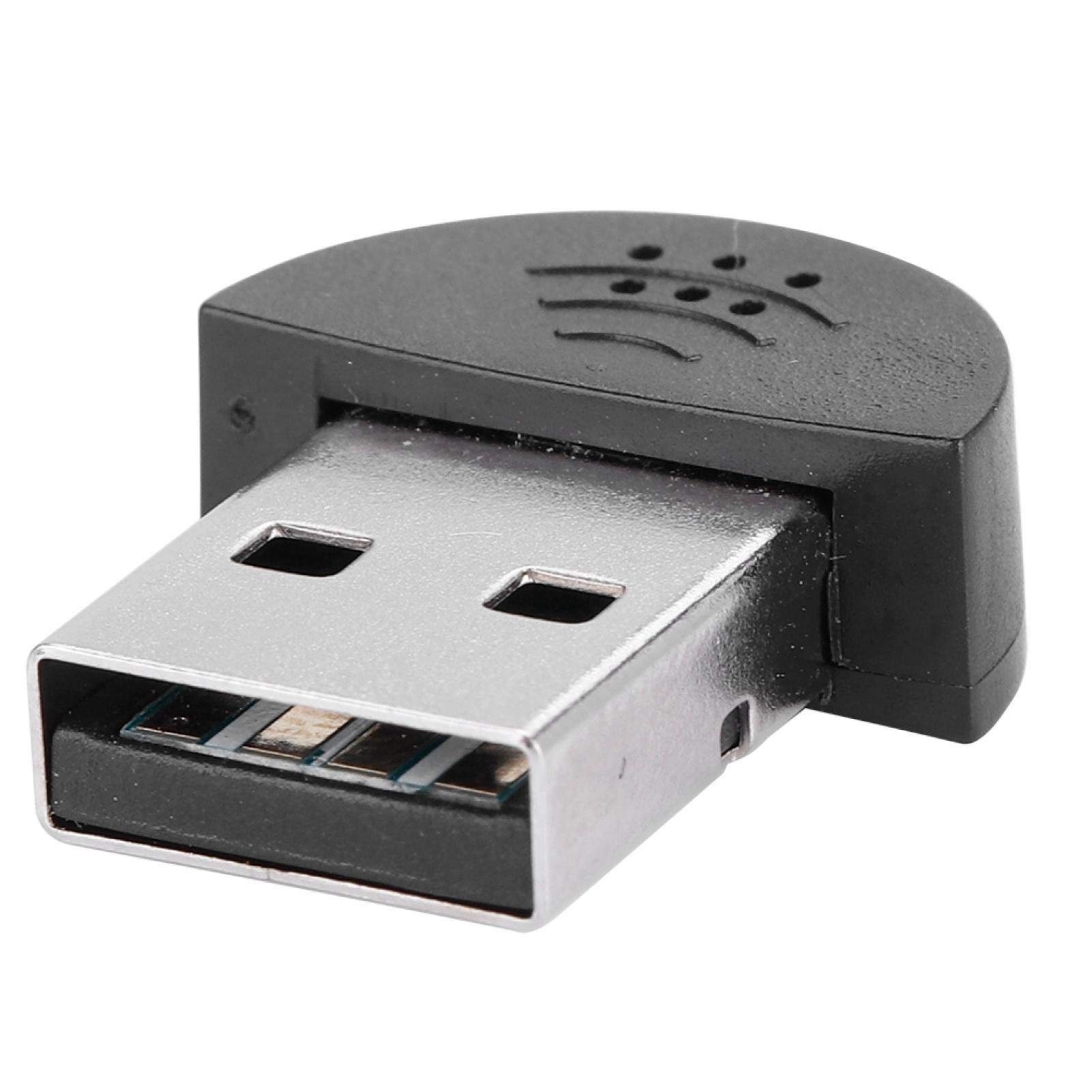 Meiyya USB Microphone - 360° Omnidirectional High Sensitivity Mini USB 2.0 Computer Mic for PC & Laptop (Black) | Ideal for Podcasting, Gaming, Zoom Calls & Voice Recording