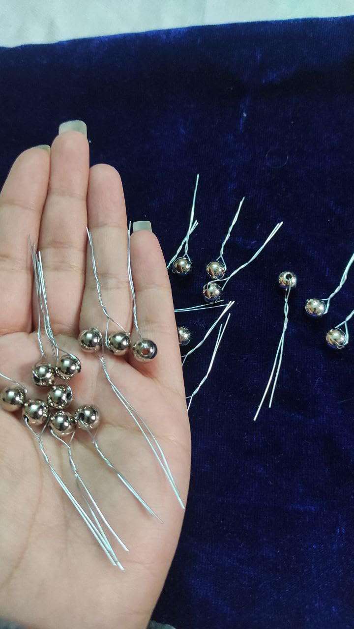 20 Pack Pearl Hair Pins & Adjustable Hair Clips - Wedding Hairstyle Accessories for Women & Girls (White) | Bridal Hair Styling, Prom, Party & Formal Occasions