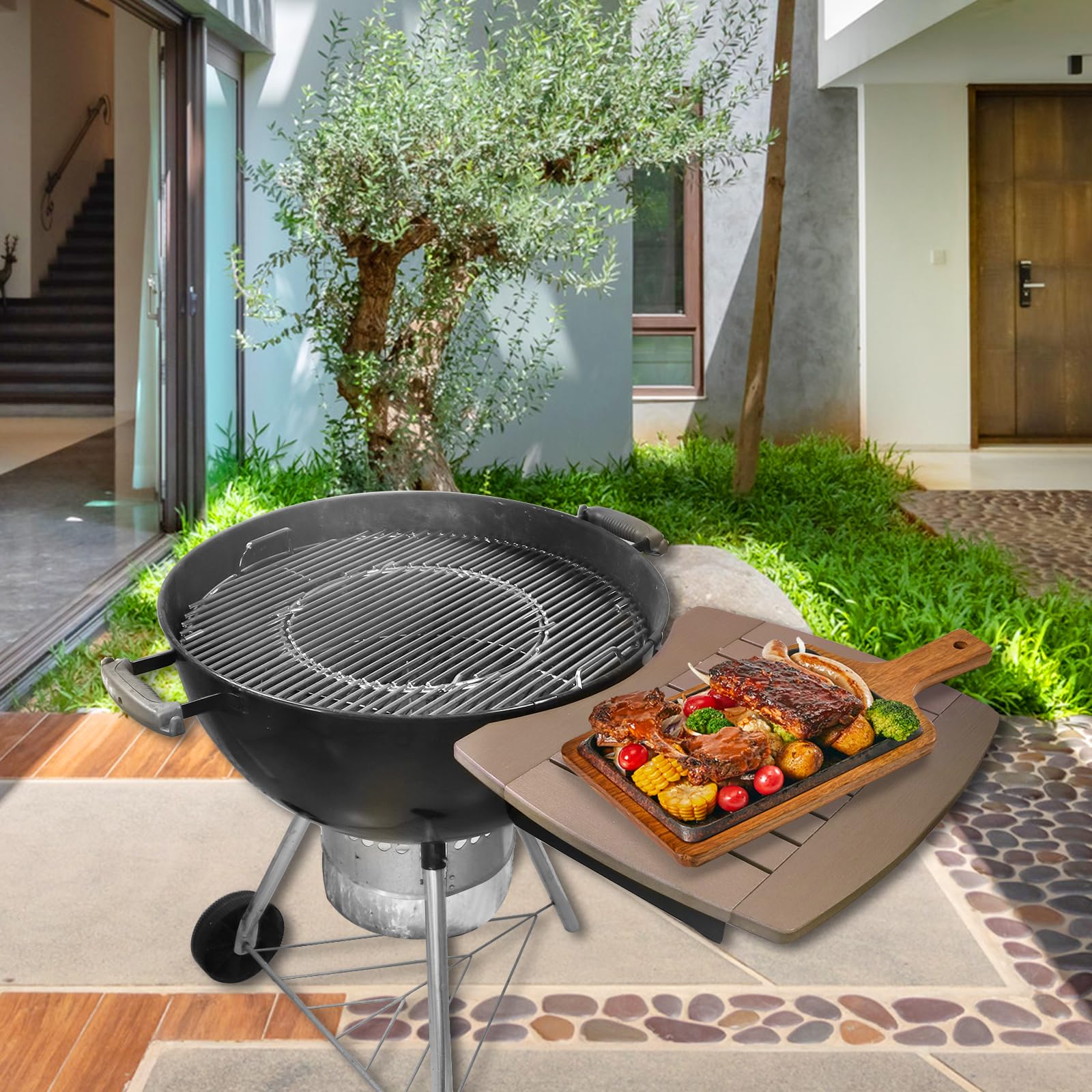 Weber Kettle Grill Side Table - 22