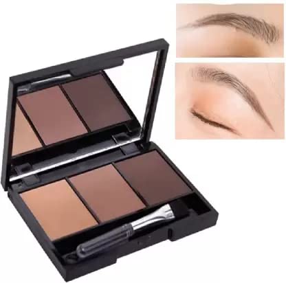 Waterproof Eyeshadow & Eyebrow Palette for Women & Girls - Long Lasting, Smudge Proof Makeup Kit (Pack of 1) | Perfect for Daily Use, Parties & Special Occasions